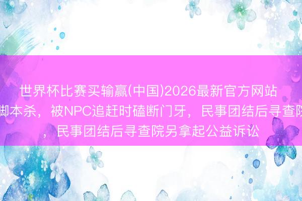 世界杯比赛买输赢(中国)2026最新官方网站 14岁孩子玩恐怖脚本杀，被NPC追赶时磕断门牙，民事团结后寻查院另拿起公益诉讼